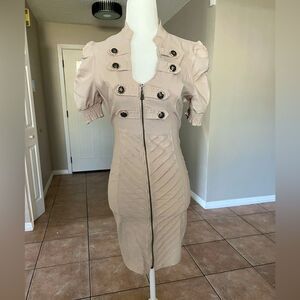 Women’s Full Zipper Mini Dress